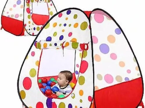 Tent Play House Toy With 50 Ball Set for Kids- Multicolor