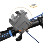 C1 Motorcycle & Bicycle Mobile Phone Holder 360 Degree Rotating Aluminum Alloy Adjustable Mobile Holder Phone Mount - bike holder No Ratings
