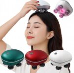 Electric Scalp Massager Portable Head Massager with Kneading 96 Massage Nodes, Handheld Head Scratcher Massager for Stress Relax and Pain Relief, Ideal Gifts for Women, Men