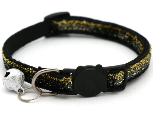 Adjustable Sparkling Pet Cat Collar With Bell