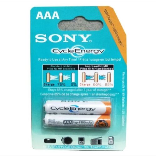 Sony AAA 1.2V 4300mAh Rechargeable Battery