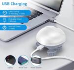 Electric Scalp Massager Portable Head Massager with Kneading 96 Massage Nodes, Handheld Head Scratcher Massager for Stress Relax and Pain Relief, Ideal Gifts for Women, Men - Image 2