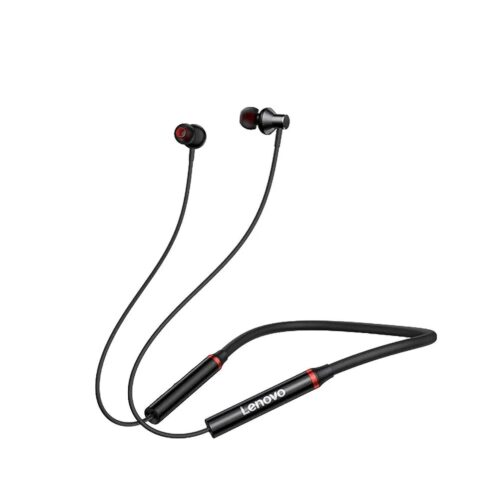 Lenovo HE05X Bluetooth 5.0 Waterproof Neckband, IPX5 Rating, Durable