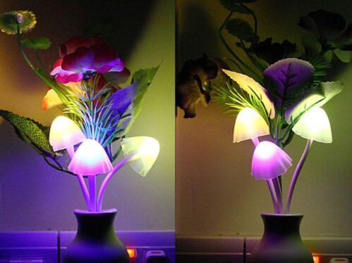 LED Sensor Dream Mushroom Lamp - Multicolor