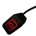 On/Off Switch With Light For Motorcycle Or Bike. Best Quality Switch, Red - Bike Accessories
