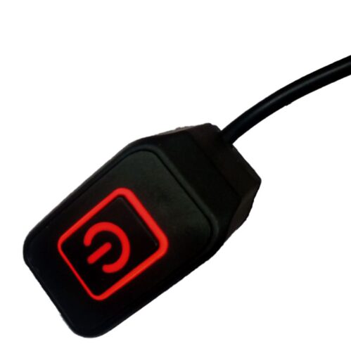On/Off Switch With Light For Motorcycle Or Bike. Best Quality Switch, Red - Bike Accessories