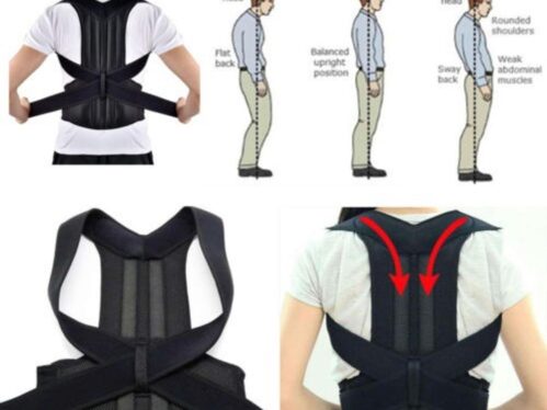 Improve Your Posture With The Indian Adjustable Magnetic Orthopedic Posture Corrector - Provides Upper And Lower Back Support