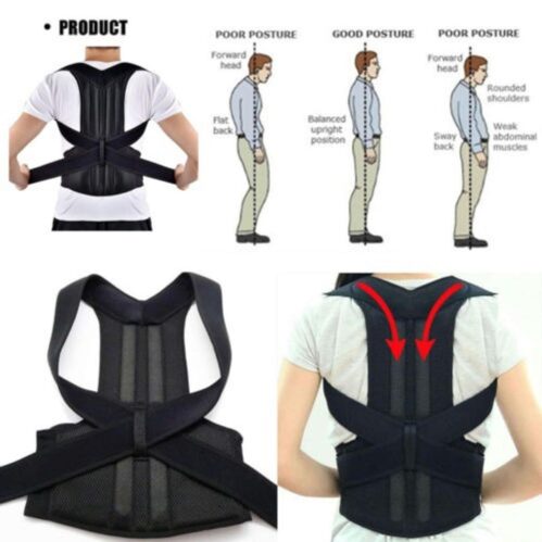 Improve Your Posture With The Indian Adjustable Magnetic Orthopedic Posture Corrector - Provides Upper And Lower Back Support