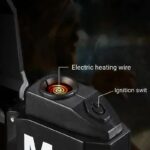 Rechargeable multifunctional keychain light, electric wire lighter, portable light, windproof lighter - Image 2