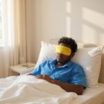 Eye Mask / Sleeping Mask - Black - Image 2