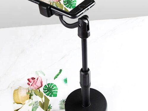 Height adjustable Mobile Phone Stand Tripod