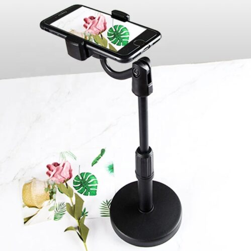 Height adjustable Mobile Phone Stand Tripod