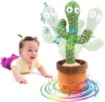 KC Cactus Plush Funny Electronic Shaking Cactus Singing Dancing Cactus Twisting Cactus Cute Plush Toy - Image 3