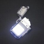 Rechargeable multifunctional keychain light, electric wire lighter, portable light, windproof lighter - Image 3