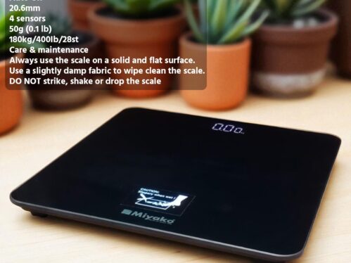 High Quality - Digital Weight Machine/Scale -Miyako electric Personal Scale Comfortable weighing platform/magic Desplay-MEB-3429SPL