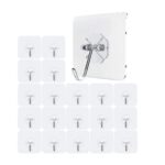10 Piece Hanger Hook For Bathroom Transparent Strong Self Adhesive Door Wall Hanger Hooks