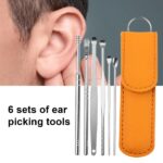6 Pcs Ear Cleaner Spoon, Curette & Spiral Ear Cleaning Tools - Image 6
