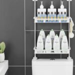 3-Tier Multifunctional Wall Hanging Storage Rack - Kitchen & Bathroom Organizer - Image 2