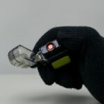 Rechargeable multifunctional keychain light, electric wire lighter, portable light, windproof lighter - Image 4