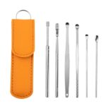 6 Pcs Ear Cleaner Spoon, Curette & Spiral Ear Cleaning Tools - Image 2