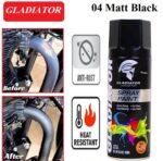 Matt Black Automatic Gladiator Spray Paint hand spray paint, anti-rust Aerosol Spray Paint, metal furniture wood Spray Paint For car Motorcycle