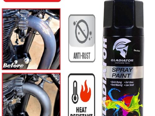 Matt Black Automatic Gladiator Spray Paint hand spray paint, anti-rust Aerosol Spray Paint, metal furniture wood Spray Paint For car Motorcycle