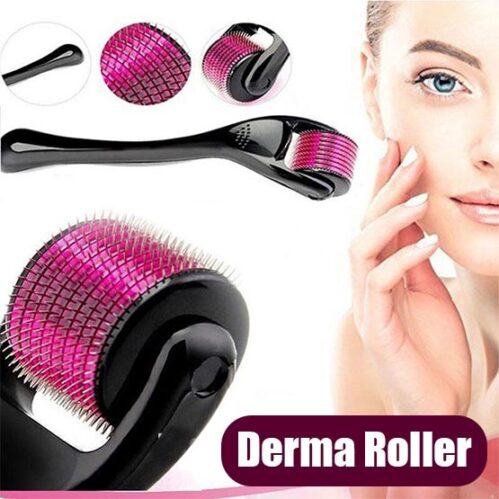 Derma roller for hair growth - Derma roller For Skin 0.5 mm - Micro-Needle for Acne Scars Wrinkles