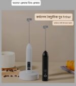 USB Rechargeable Handheld Egg Beater 3 Speeds Electric Milk . - Image 2
