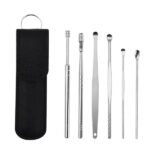 6 Pcs Ear Cleaner Spoon, Curette & Spiral Ear Cleaning Tools - Image 4