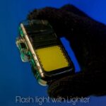 Rechargeable multifunctional keychain light, electric wire lighter, portable light, windproof lighter