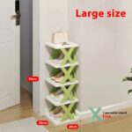 Large Size Multilayer Shoe Rack- 5 Layer Shoe Shelf Removable Shoe Cabinet With Extra X Stand (1pcs) - Image 7