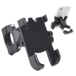 C1 Motorcycle & Bicycle Mobile Phone Holder 360 Degree Rotating Aluminum Alloy Adjustable Mobile Holder Phone Mount - bike holder No Ratings - Image 2