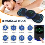 EMS Mini Massager with 2 Pad ,Muscle Stimulator Full Body Relaxation Pain Relief Vibration massager - Image 6