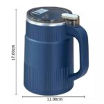 Household Small Powder Grinding Machine, Electric Mini Spice Grinder Add 5 Blades, 304 Stainless Steel Grinding Fine Powder for All Kinds of Grains, Condiments, Coffee Beans (Blue) By Sparkon