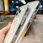 For Apple IPhone 15 / 14 / 13 / 12 / 11 / 11 Pro Max / Anti Yellow Magsafe Magnetic Wireless Charging Case Clear Transparent Shockproof Back Cover Phone case - Image 2