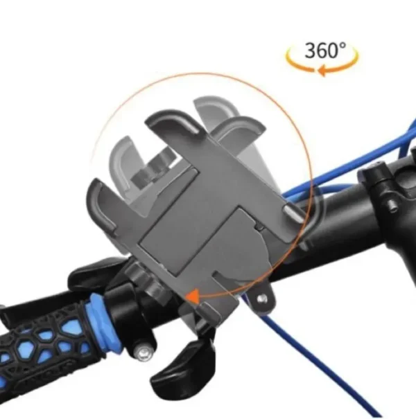 imgi_17_ac7942c3d156699a0f9e244b0cd30cdb.png_2200x2200q80.png_.webp C1 Motorcycle & Bicycle Mobile Phone Holder 360 Degree Rotating Aluminum Alloy Adjustable Mobile Holder Phone Mount - bike holder No Ratings - Image 1