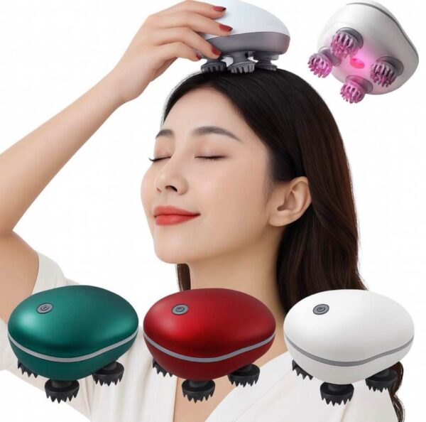 imgi_51_Sbc8d1f39b33243d.jpeg Electric Scalp Massager Portable Head Massager with Kneading 96 Massage Nodes, Handheld Head Scratcher Massager for Stress Relax and Pain Relief, Ideal Gifts for Women, Men - Image 1