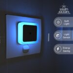 Auto On/Off Mini Wall LED Night Light - Convenient & Smart Bedroom Illumination