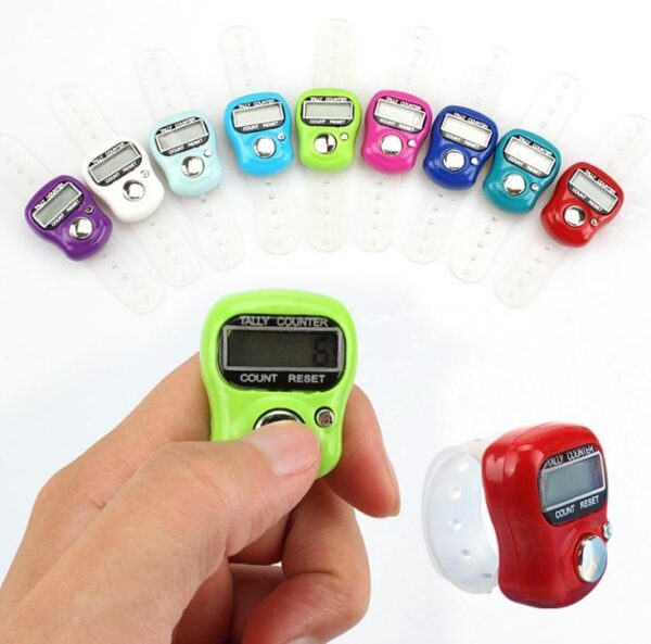 imgi_60_8acea3e581c2557a9b33c01b96ff69f5.jpeg Digital Electronic LCD Tasbih Finger Tally Counter Islamic Zikr Islam Muslim - Image 1
