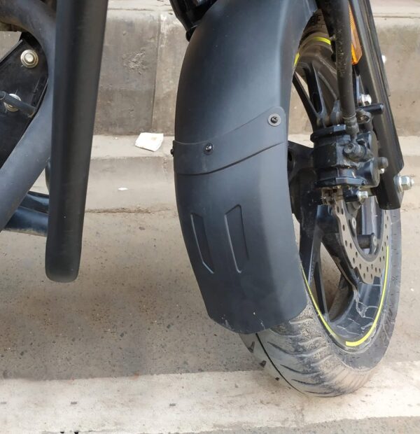 imgi_60_b4e1ef1030f77366a64d0352a8493211.jpeg Premium Quality Universal Extending Fender Mudguard/Front Fender Cap Support All Bike - Image 1