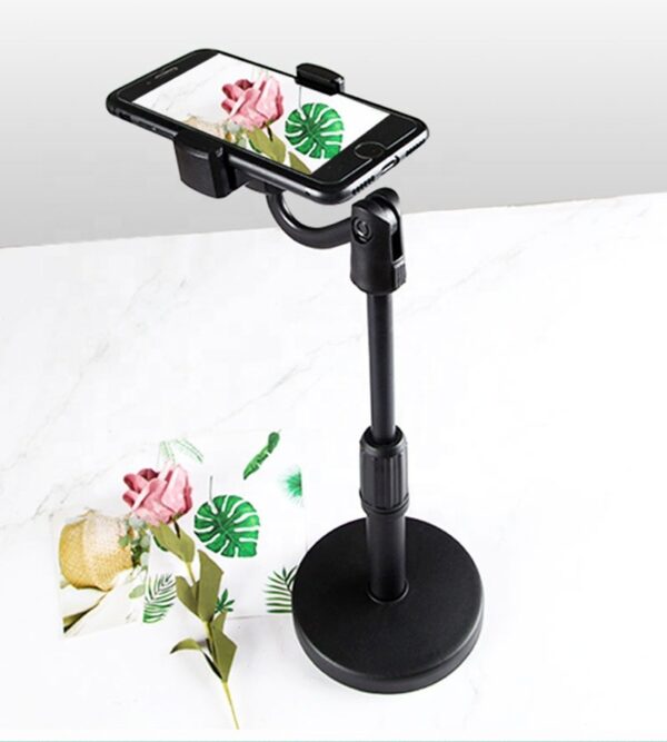 imgi_60_dea89ec9a952e50798b6701e9eac94f8.jpeg Height adjustable Mobile Phone Stand Tripod - Image 1
