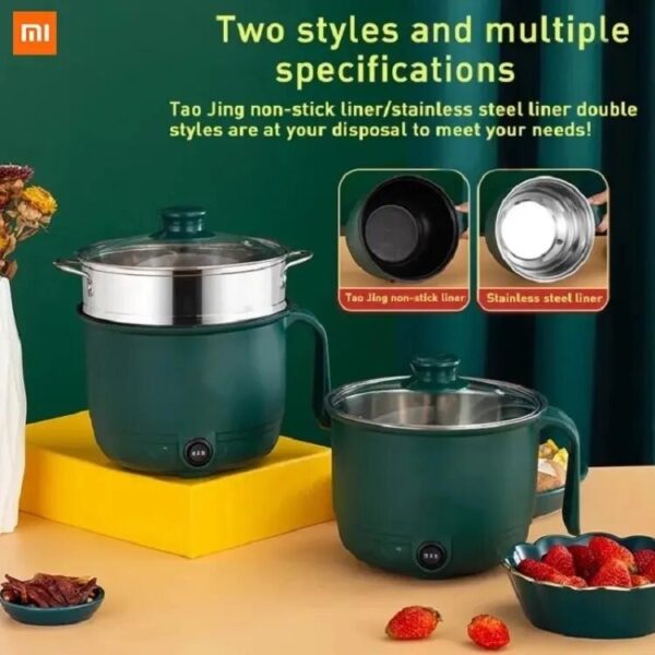Mini Electric Rice Cooker 1.8 L Non-stick Cooking Machine Double Layer Hot Pot Multifunction Electric Rice Cooker 220V - Image 3