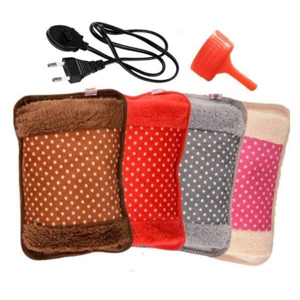Electric Hot Water Bottle Bag with Ultra-Soft Plush Cover – Safe Thermal Heater for Bedtime Warmth, Hand Comfort & Relief from Cramps, Arthritis and Fatigue Ratings 15