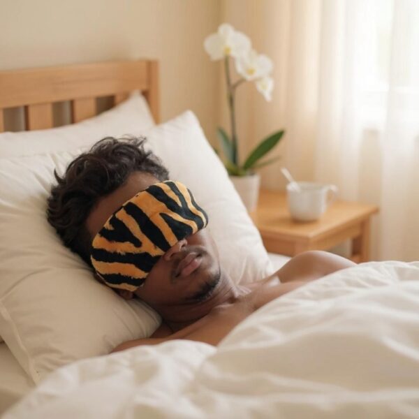 Eye Mask / Sleeping Mask - Black - Image 3