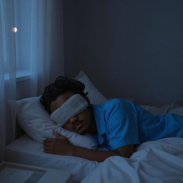 Eye Mask / Sleeping Mask - Black - Image 4