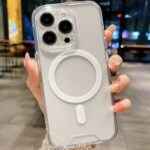 For Apple IPhone 15 / 14 / 13 / 12 / 11 / 11 Pro Max / Anti Yellow Magsafe Magnetic Wireless Charging Case Clear Transparent Shockproof Back Cover Phone case - Image 5