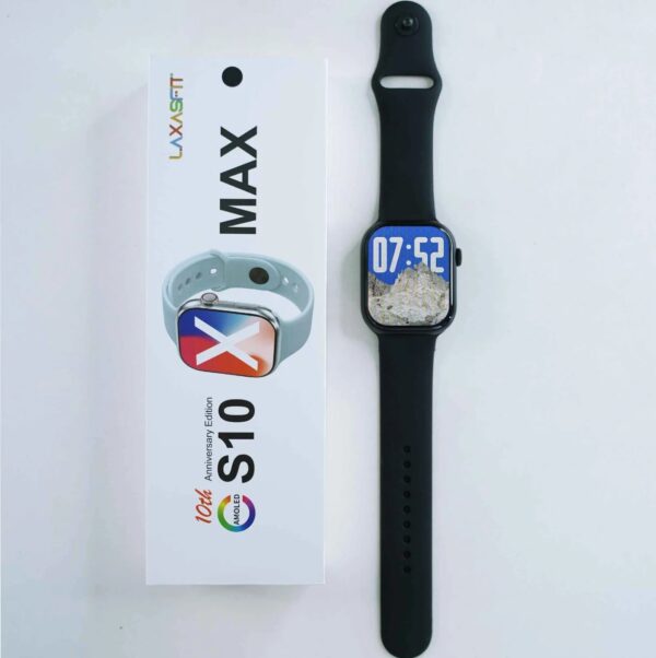 imgi_69_a2ca3fae4c081a8a540d6ce80b0abdba.jpeg S10 Max Smart Watch 2.29 Inch AMOLED Display NFC Bluetooth Call Wireless Charging - Image 1