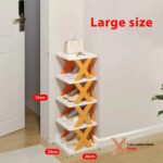 Large Size Multilayer Shoe Rack- 5 Layer Shoe Shelf Removable Shoe Cabinet With Extra X Stand (1pcs) - Image 6