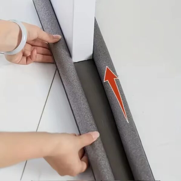 Multicolor Choose Door Bottom Seal Door Draft Stopper Door Sweep Weather Stripping Noise Blocker Window Breeze Blocker Adjustable Door Sweeps - Image 8