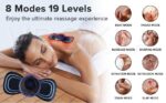 EMS Mini Massager with 2 Pad ,Muscle Stimulator Full Body Relaxation Pain Relief Vibration massager - Image 4